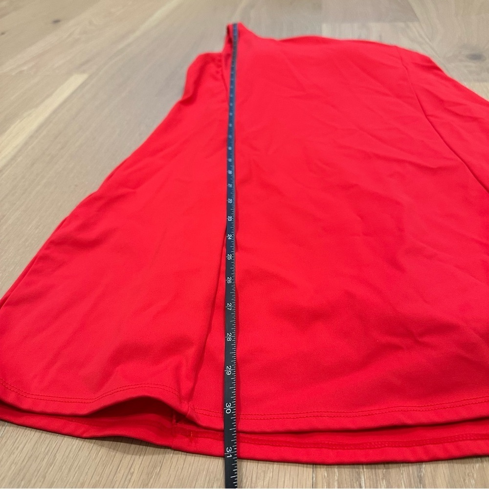 Women’s Athletic Dress One Shoulder Red Tennis Pickleball Golf Workout Small - Picture 7 of 7